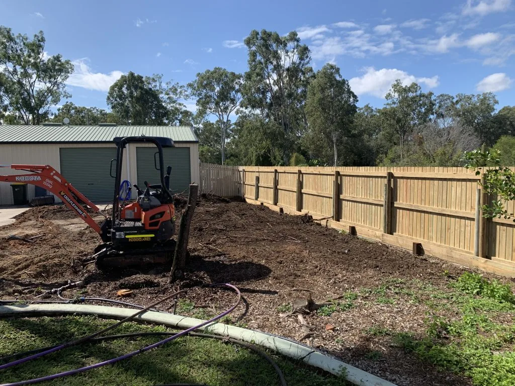 Timber fencing installation, Central Queensland