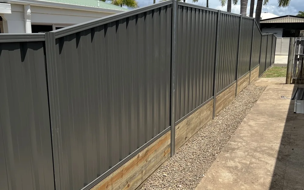 Colorbond Fencing project by CQ Property Solutions