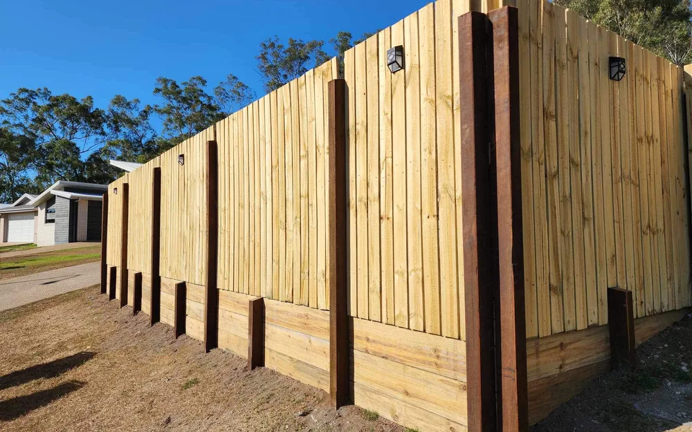 Timber Fencing project by CQ Property Solutions